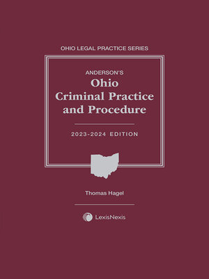 cover image of Anderson's Ohio Criminal Practice and Procedure